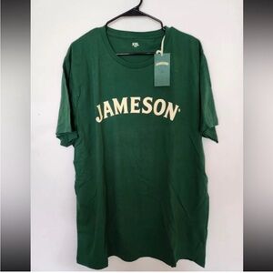 Jameson Irish Whiskey Green 2XL Short Sleeve T-Shirt Mens  NWT